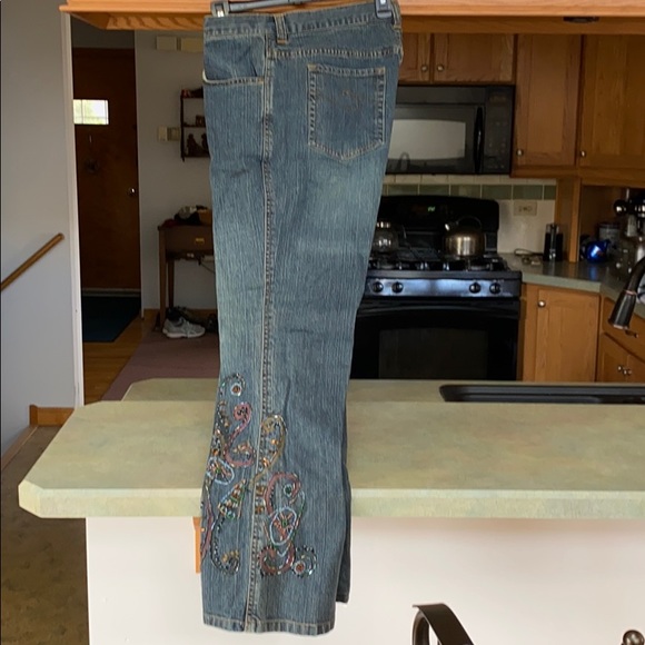 Beaded jeans. - Picture 2 of 2